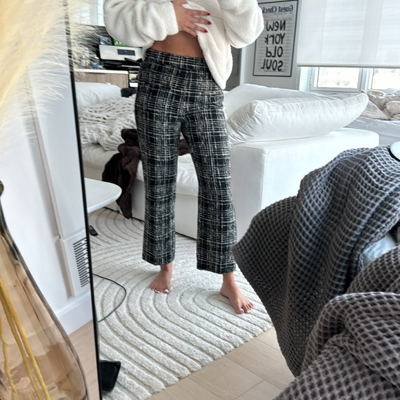 Zara plaid tweed pants - Picture 5 of 7